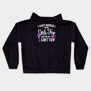 girls trip happens Kids Hoodie